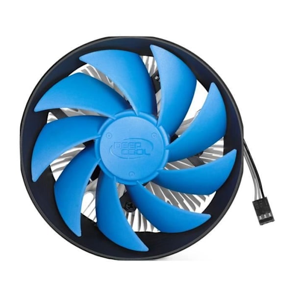DEEPCOOL Fläkt för Gamma Archer-processor - "Top flow" CPU-kylare - 1x80 mm - Mått: 65,5x124x121 - Aluminium