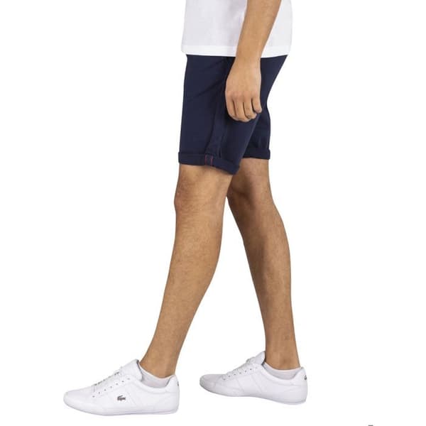 Bermuda herr JACK & JONES rak passform stretch marinblå - 98% bomull 2% elastan Blå XL