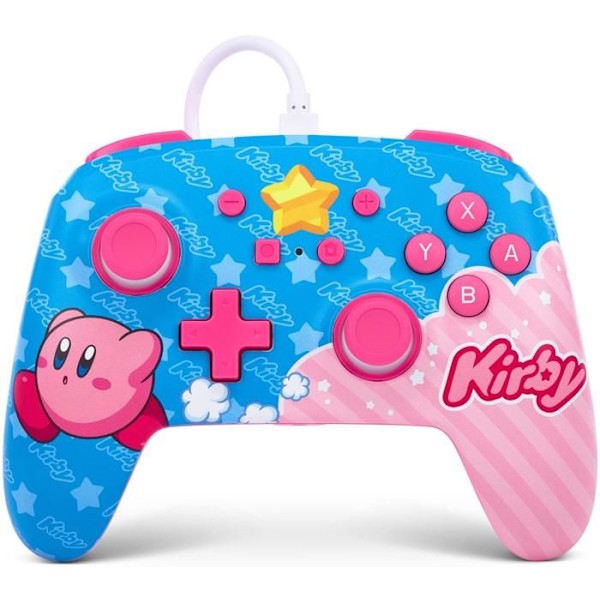 Spelkontroll - POWER A - Kirby - Trådad - USB-kabel 3m - 2 programmerbara knappar Kirby