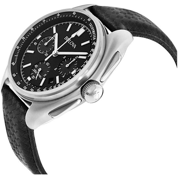 Bulova armbandsur - 96B251 - Lune läderarmbandsklocka för män