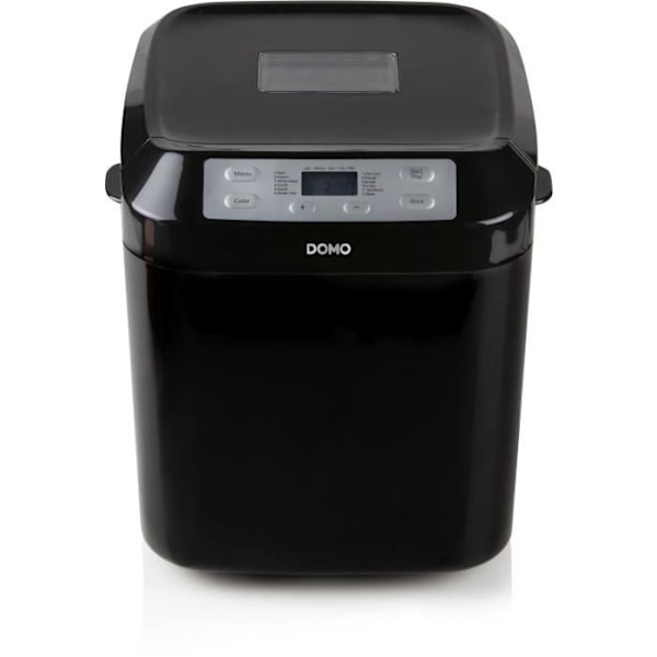 Automatisk brödmaskin - DOMO - B3974 - 550 W - 12 program - LCD-skärm Svart