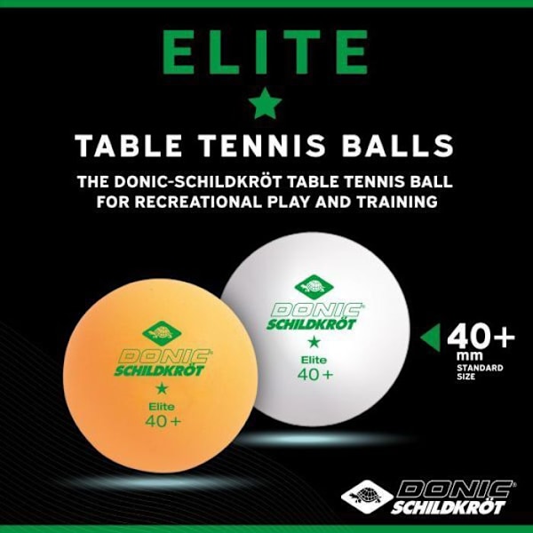 Bordtennisboll Donic-Schildkröt Elite Abs orange