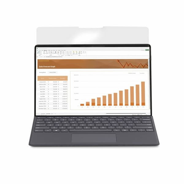 StarTech.com Integritetsskydd för Surface 12,4", Surface Go 1/2/3, 4 riktningar, Porträtt/Landskap, Matt, +/- 30°
