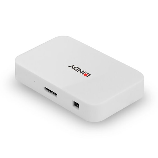 LINDY Basic USB 3.0 hubb - 4 portar - Vit