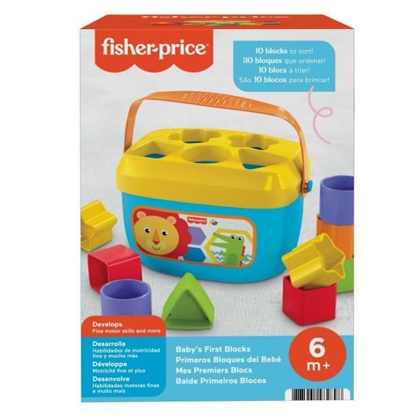 Fisher-Price - My Shape Sorter - Utvecklingsleksak - 6 månader och + FFC84 Flerfärgad