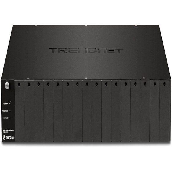 Rack - bay tillbehör Trendnet - TFC-1600 - 16 Bay FIBER Conversion System Box,