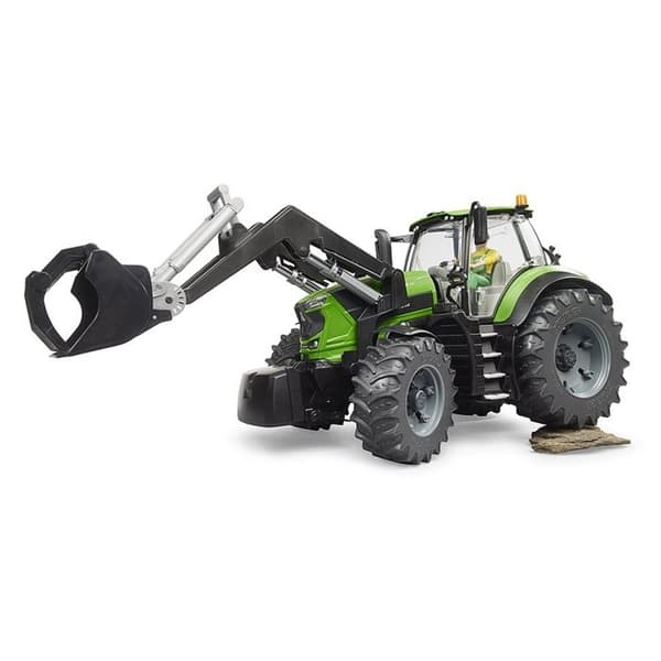 Deutz 8280 TTV med frontlastare - Traktor RC grön