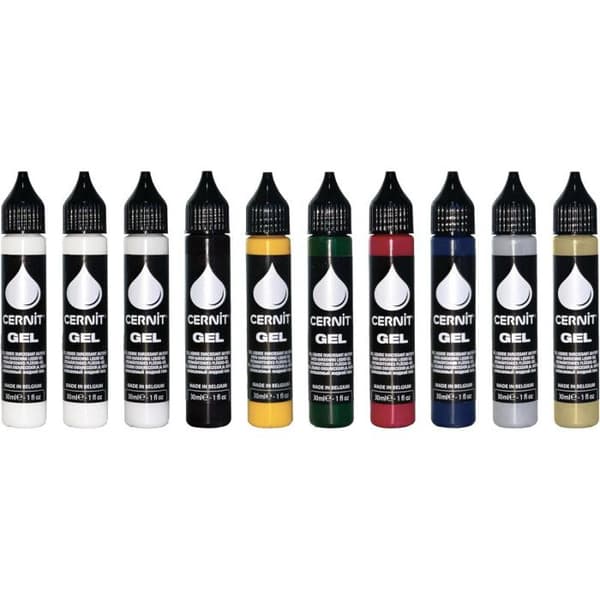 Gel polymer - Modellera - Vätska - Att baka - Guld - 30ml - Cernit
