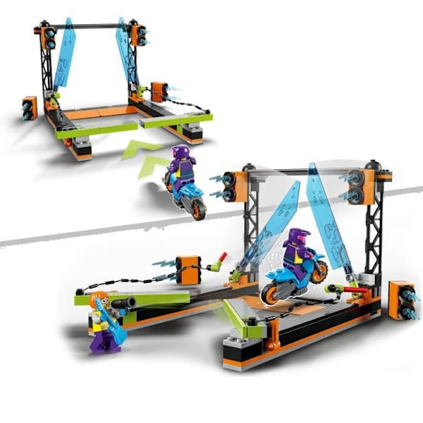 LEGO® 60340 City Stuntz Stuntutmaningen: Bladen, Dirt Bike Toy med Stunt Rider för pojkar och flickor från 5 år och uppåt Flerfärgad