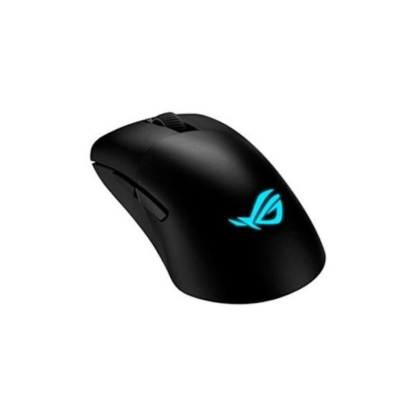 Mus - Asus - ROG Keris Wireless - 36000 DPI - 5 programmerbara knappar - Tri-mode-anslutning Svart