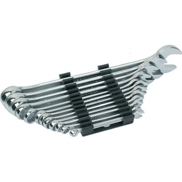 MANNESMANN Set med 12 kombinationsnycklar - 6 till 22 mm - DIN 3113
