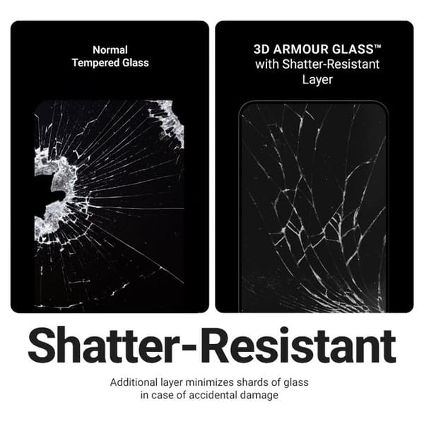 Crong 3D Armor Glass härdat glas för iPhone 16e / iPhone 14 / iPhone 13 / iPhone 13 Pro + Installationsram
