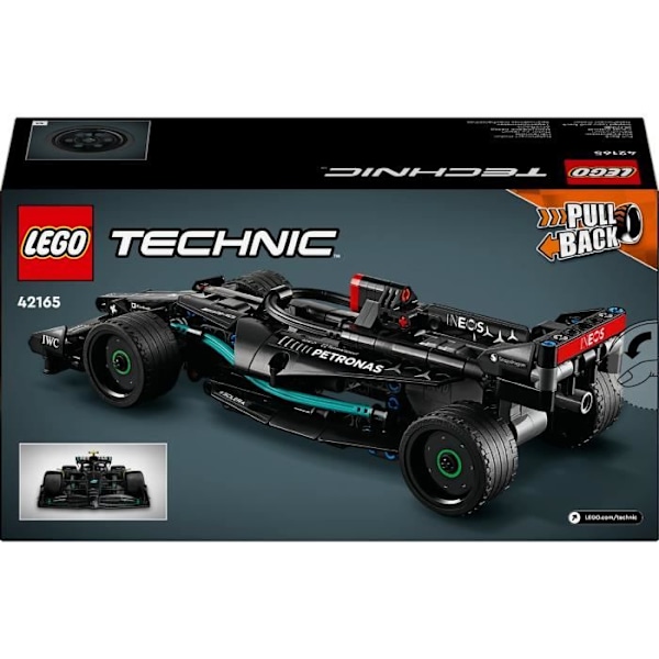 LEGO Technic 42165 Mercedes-AMG F1 W14 E Performance Pull-Back, Leksaksbil, Replika Svart