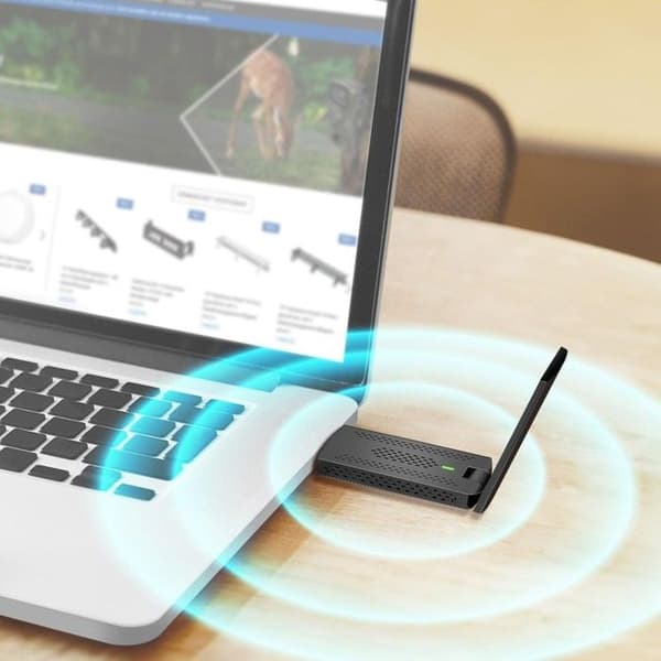 USB 3.0 WiFi-adapter med magnetstöd