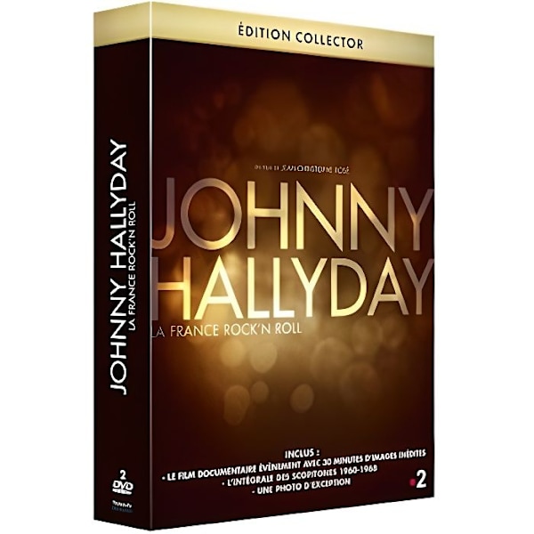 JOHNNY HALLYDAY Special Edition: Den senaste filmade intervjun med JOHNNY + exklusiva och aldrig tidigare sett bonusar + scopiton DVD