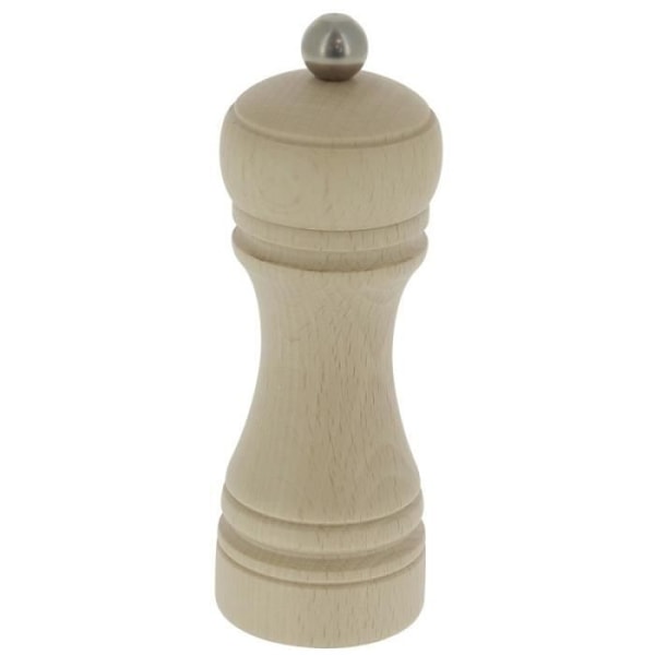 Kryddkvarn - De Buyer - Java - Keramisk mekanism - Bokträ - 14 cm kastanj