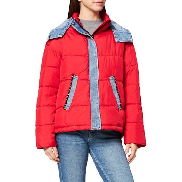 Jacka - perfecto - bomber Desigual - 21WWEW33 - Padded Austen Damjacka Röd M