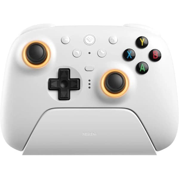 8BitDo Ultimate 2 Trådlös 2.4G - PC Windows / Android - Vit Edition Vit