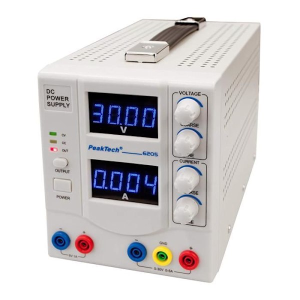 PeakTech Ahrensburg Peak Tech Linear Geregeltes DC Laboratory Power Supply 1 CH 030 V/05 A,