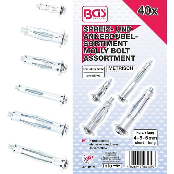 BGS - Molly Pegs Sortiment - 40 stycken - 8139