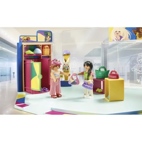 PLAYMOBIL 71534 Klädbutik, My Life Shopping, 76 stycken, från 4 år och uppåt Flerfärgad