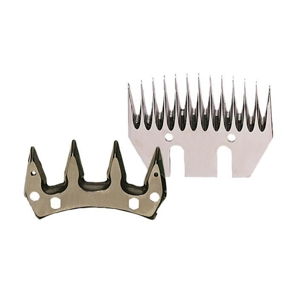 Kerbl Wellington 4/13 tand clipper kam set - svart - 3,5x76 mm