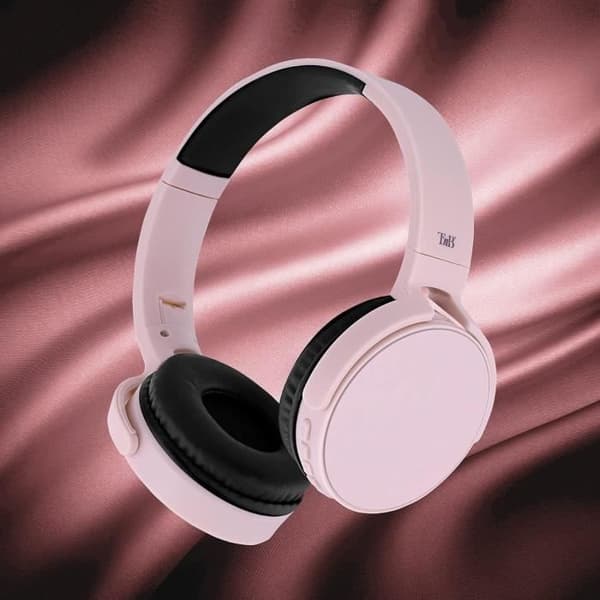 Bluetooth-hörlurar - TNB - Singel 2 - Batteritid 8 timmar - Rosa - Svettålig Ros