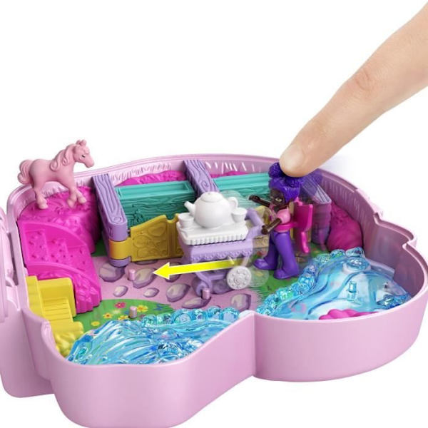 Polly Pocket - Unicorn Forest Box - Mini-Universe Doll - från 4 år och uppåt Flerfärgad