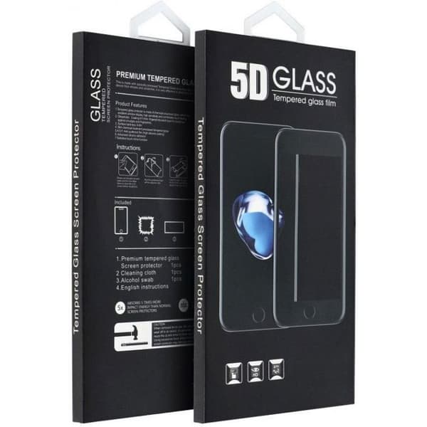 Härdat glas - OEM - iPhone 13 Pro Max / 14 Plus - 5D Full Glue - Matt - Svart Mat (MAT)