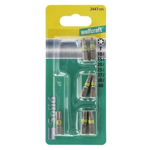 WOLFCRAFT Standard Torx Bit Set - 7 delar