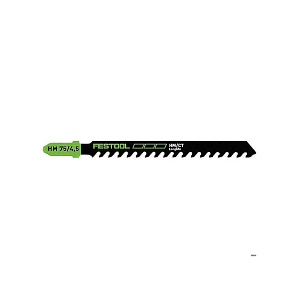 Sågblad för sticksåg - FESTOOL - HM 75/4,5 - Hårdmetall - Slipmaterial - Hög precision