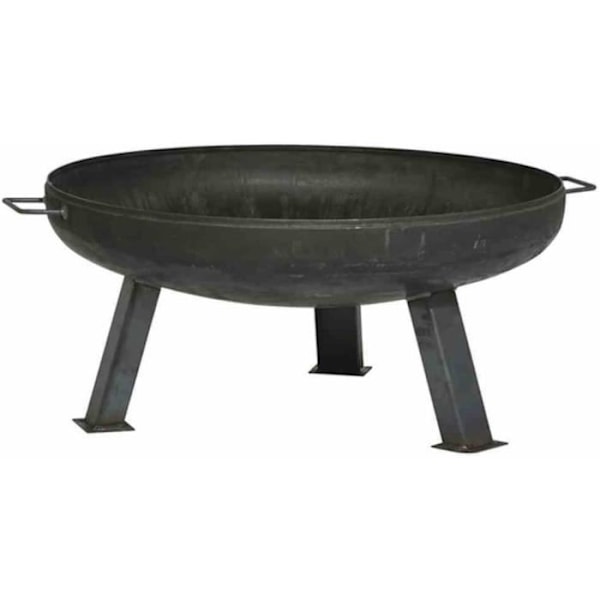 Brasero - Siena Garden - Antik 55 cm - Legerat stål - Rund - Antracit antracit