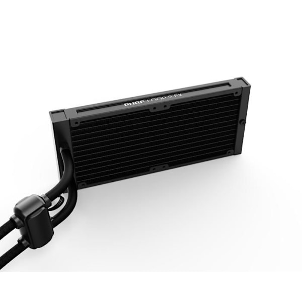 Var tyst! Pure Loop 2 FX 240mm - Vattenkylning Svart