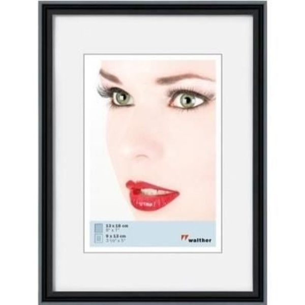 Ram för foto - WALTHER - Galeria 13x18 - Svart - Plastikte - Modern design Svart