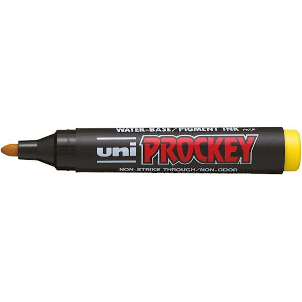 Permanent Märkpennor - PROCKEY - PM122/8 PF - Fodral med 8 - Spetsig spets - Vattentålig