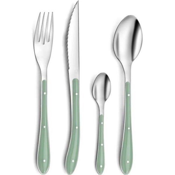Bistro 1-2-3 - 24-delat bestickset Grönt vatten vatten grönt