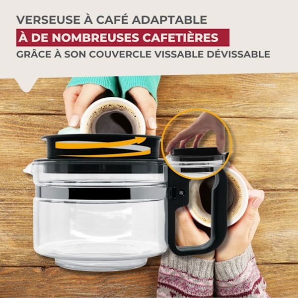 Adaptiv för kaffebryggare Fackelmann Transparent