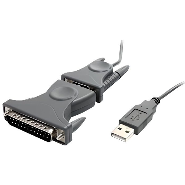 USB till DB9/DB25 seriell portadapter - STARTECH - 0,9 m - Plug-and-play - 2 års garanti - Grå