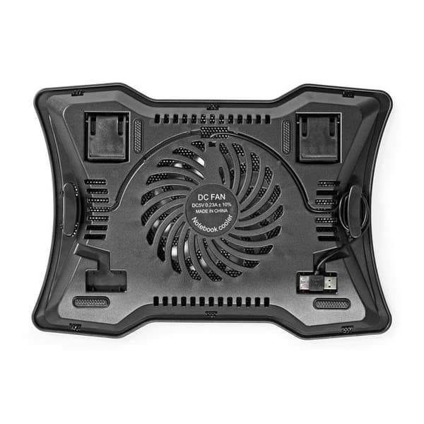 Stöd för bärbar dator 17" 1500 tr.min LED USB Nedis
