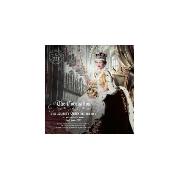 The Coronation Of Queen Elizabeth II Limited and Numbered Edition Silver Vinyl