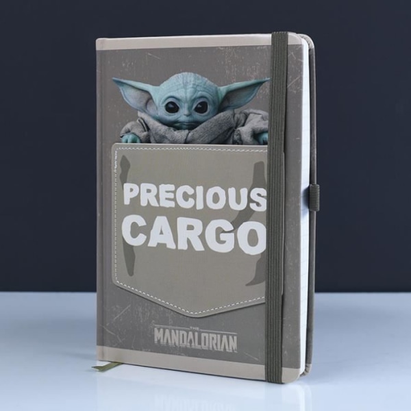 Notebook Anteckningsblock Star Wars Precious Cargo Mandalorian Beige