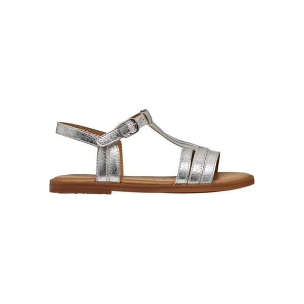Geox J Karly Sandaler i Läder - Silver Pengar 29