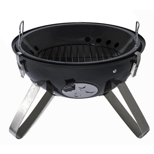 Smoker - BARBECOOK - Oskar S - Emaljerat stål - Varm- och kallrökning Svart