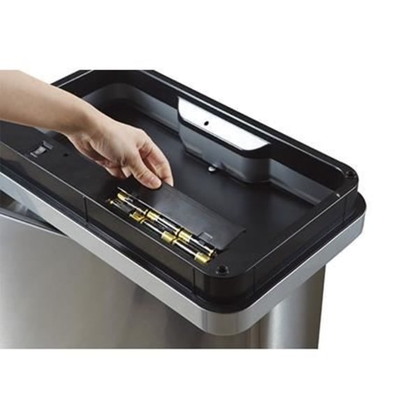 Mirage Sensor Bin 30L Matt Rostfritt Stål, EKO Grå