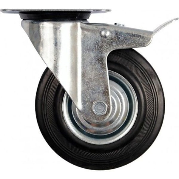 Vorel - 87325 - Svängbar roulette med svart gummi och broms 160mm