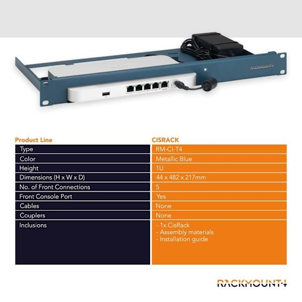 R rackmonterad·it servertillbehör - RM-CI-T4 - Cisco Meraki rackmontering