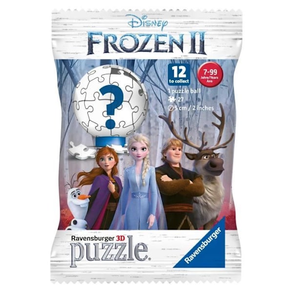 3D-pussel - RAVENSBURGER - Fryst - 27 bitar - Barn