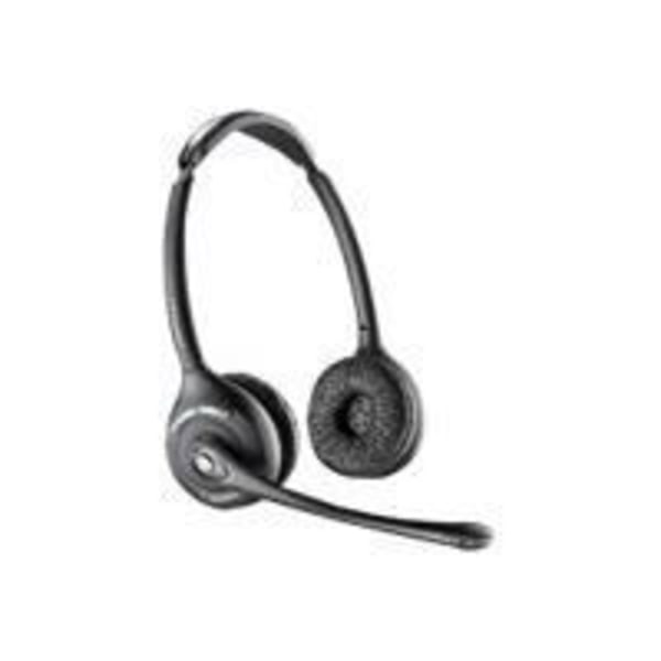 POLY Plantronics Savi WH350/A Headset - Trådlöst - Design över huvudet - Stereo - Svart - Circumaural - Räckvidd 12000 cm