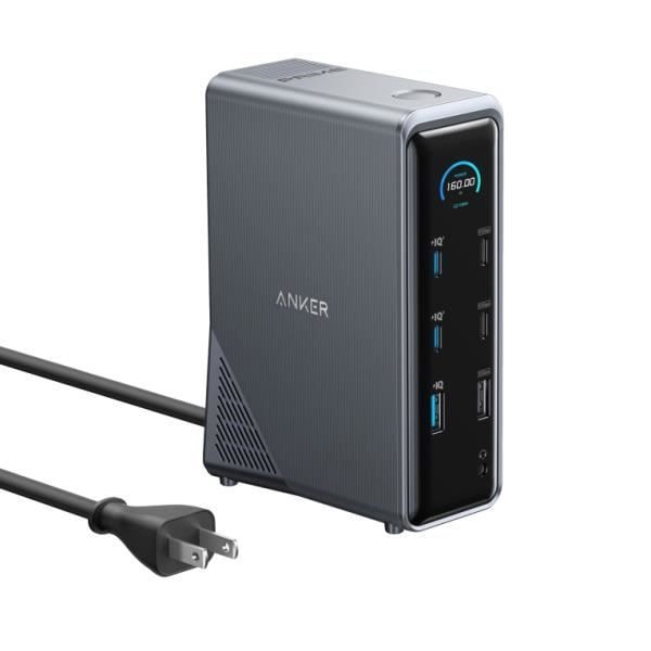 Universell Laddare - ANKER - A83B63A1 - 14 portar - USB - HDMI - Kompatibel med Windows/Mac