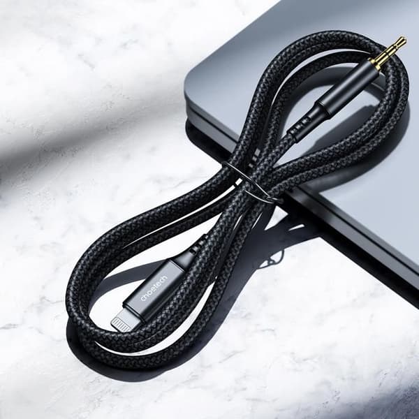 Câble Lightning Choetech Aux009 för iPhone 2 m med mini-jack 3,5 mm